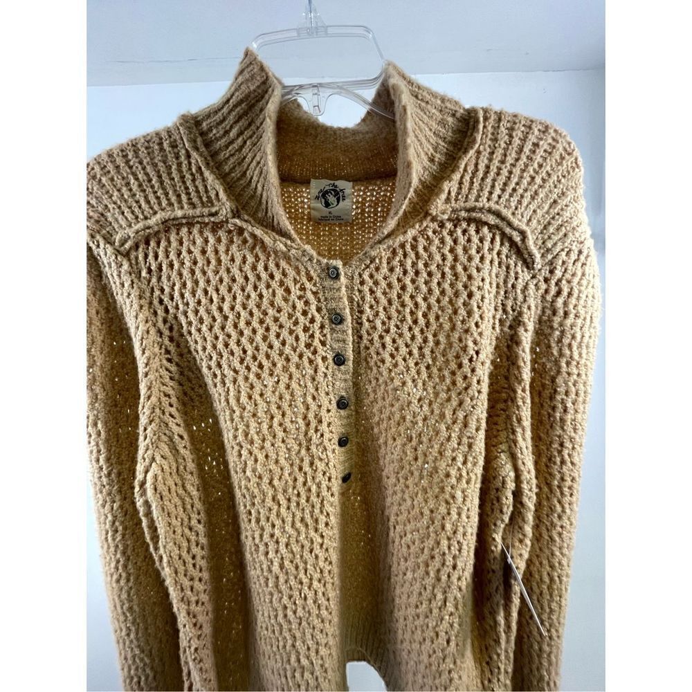 We The Free Care NWT Snowdrift Pullover Camel Heather Size XL - Picture 3 of 8